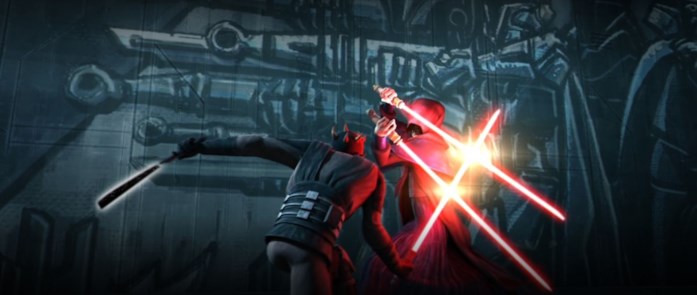Maul in azione con la Darksaber. Fonte: Nospoiler