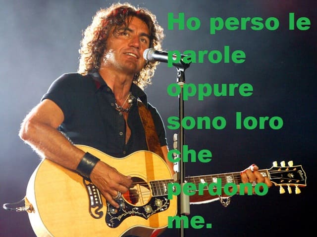 Ho perso le parole oppure sono loro che perdono me. (da Ho perso le parole)