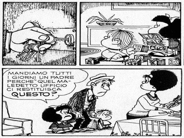 Mandiamo tutti i giorni un padre perché quel maledetto ufficio ci restituisca questo?