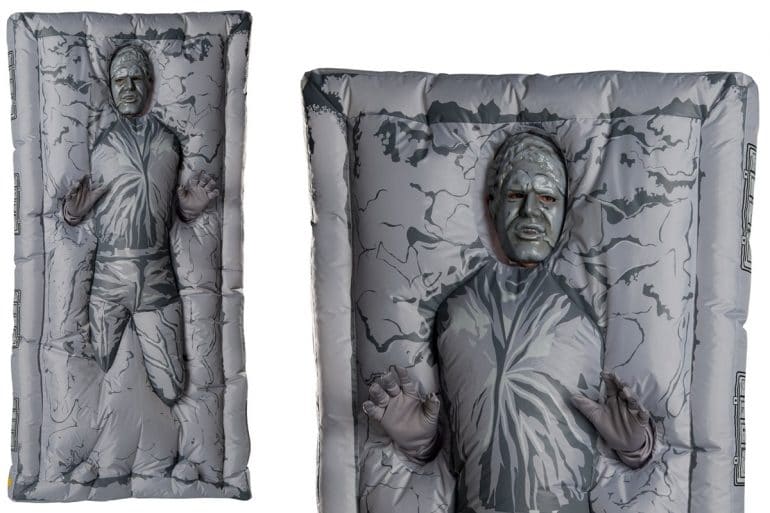 Gonfiabile di Han Solo nella carbonite