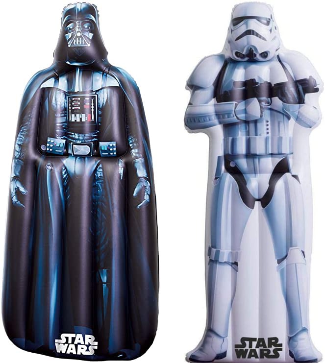 Gonfiabili di Darth Vader e stormtrooper