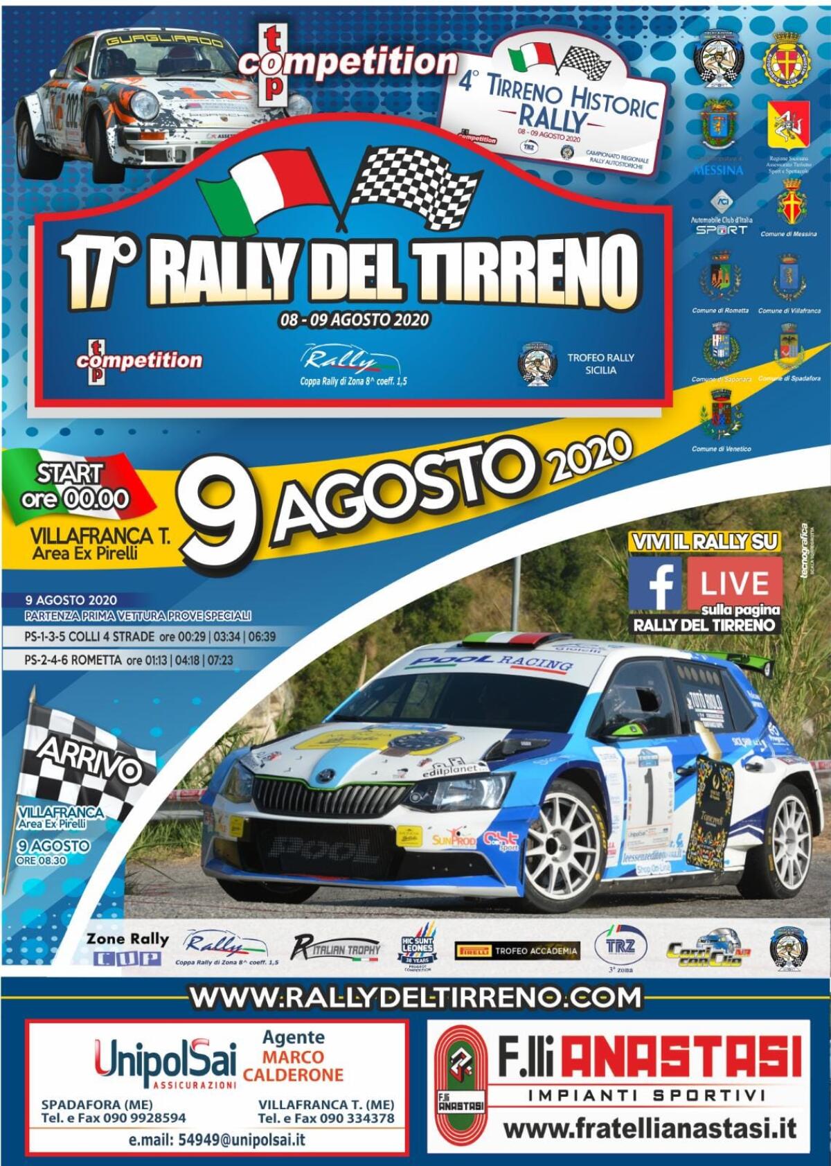 Il Rally del Tirreno raggiunge i 100 iscritti - 