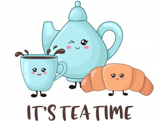 It's tea time (É l'ora del tè).