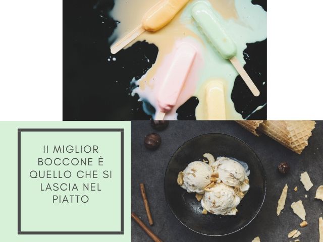 II miglior boccone è quello che si lascia nel piatto.