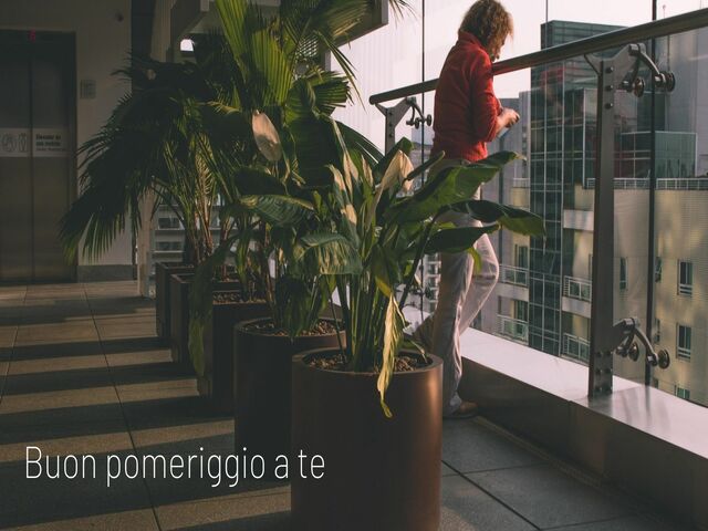 Buon pomeriggio a te.