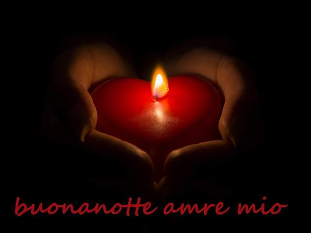 Buonanotte amore mio.