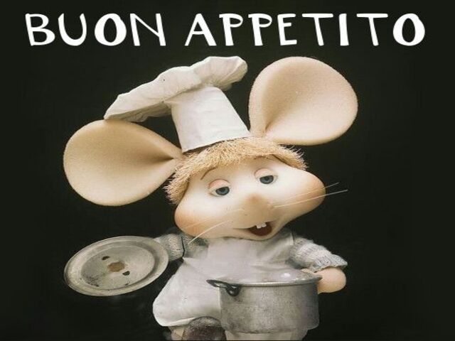 Buon appetito.
