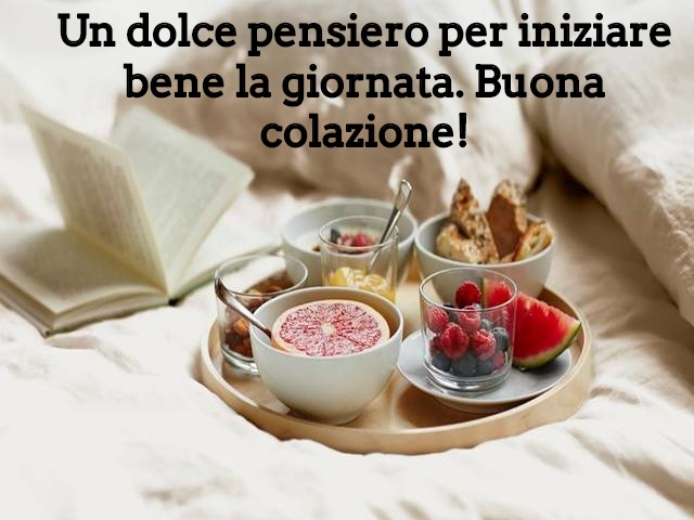 Un dolce pensiero per iniziare bene la giornata. Buona colazione!