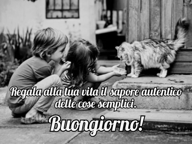Regala alla tua vita il sapore autentico delle cose semplici. Buongiorno!