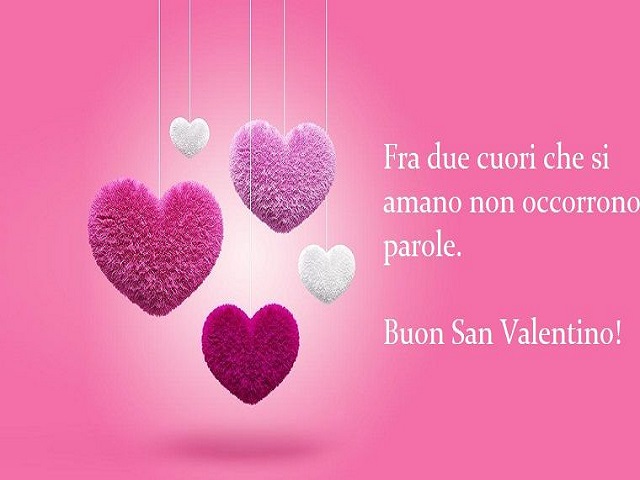 Fra due cuori che si amano non occorrono parole. Buon San Valentino
