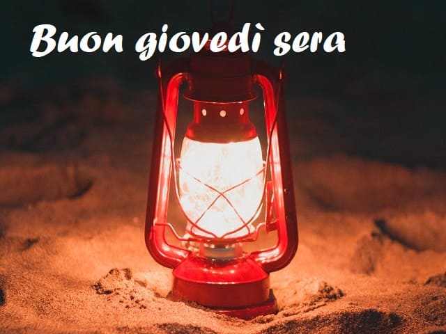 Buon Giovedì sera