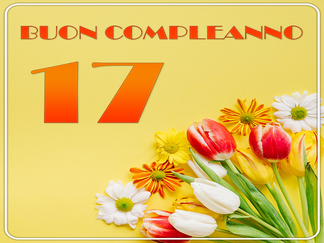 Buon compleanno 17