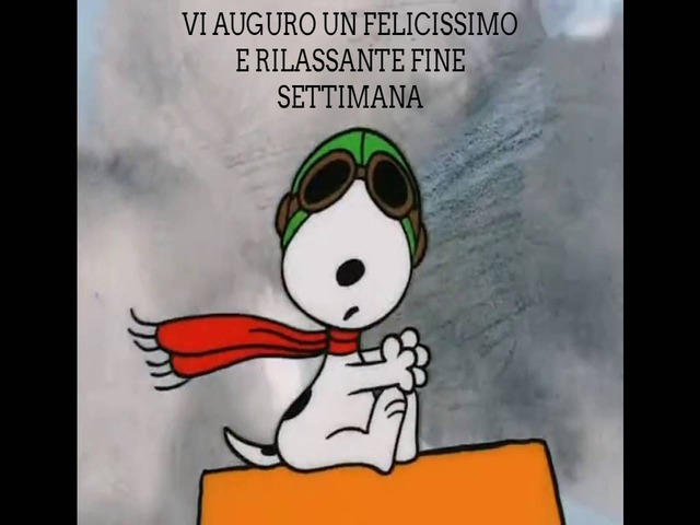 Vi auguro un felicissimo e rilassante fine settimana.