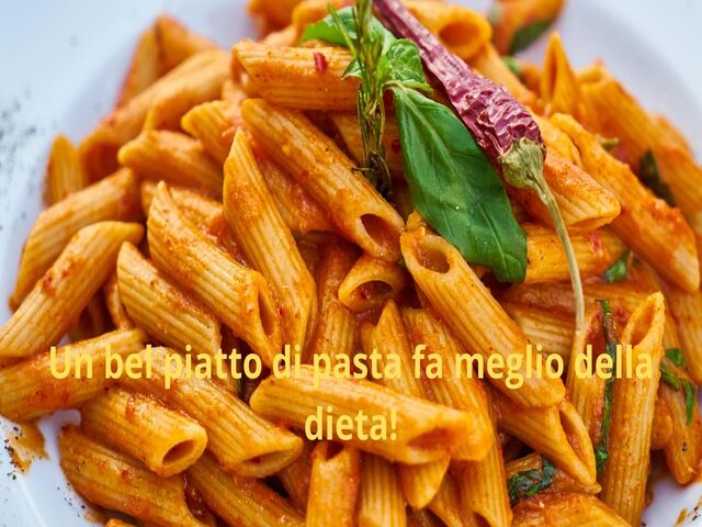 Un bel piatto di pasta fa meglio della dieta!