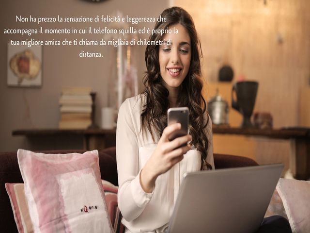 Non ha prezzo la sensazione di felicità e leggerezza che accompagna il momento in cui il telefono squilla ed è proprio la tua migliore amica che ti chiama da migliaia di chilometri di distanza.
