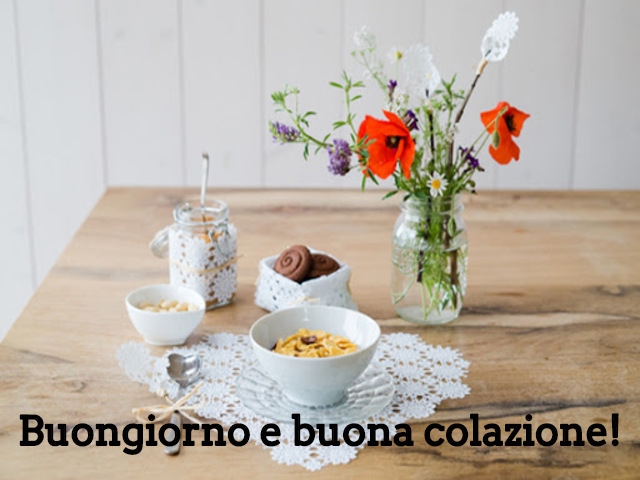 Buongiorno e buona colazione!