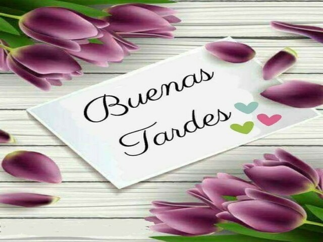 Buenas tardes!