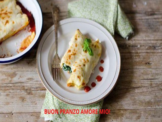 Buon pranzo amore mio!