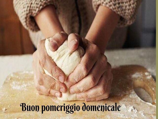 Buon pomeriggio domenicale.