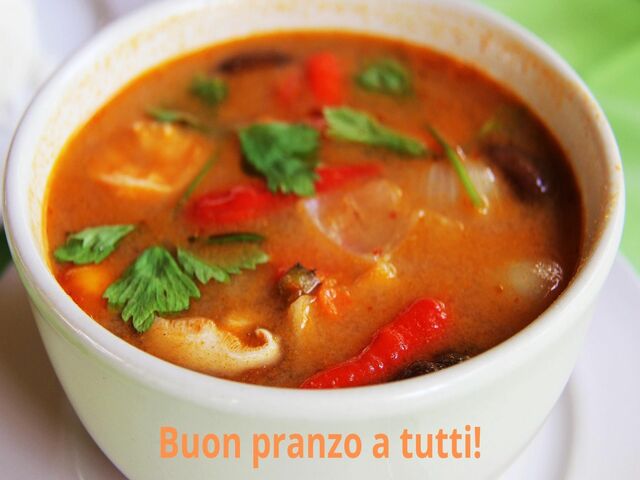 Buon pranzo a tutti!