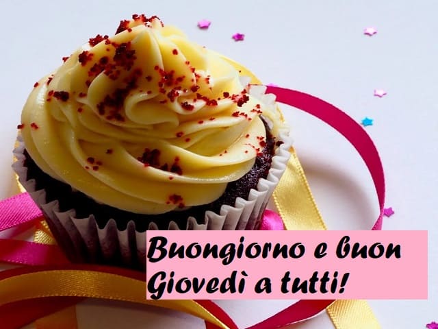 Buongiorno e buon Giovedì a tutti!
