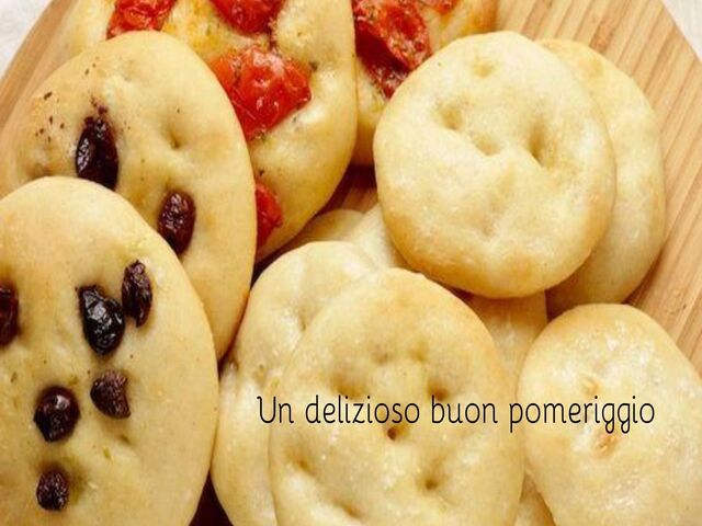 Un delizioso buon pomeriggio.