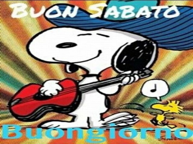 Buon sabato. Buongiorno.