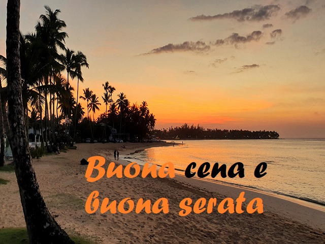 Buona cena e buona serata