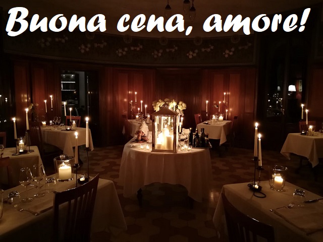Buona cena, amore!