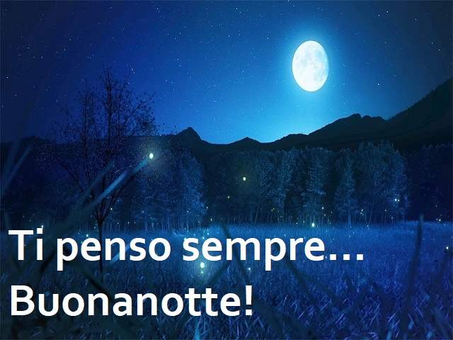 Ti penso sempre...Buonanotte!
