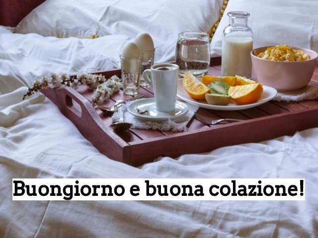 Buongiorno e buona colazione!