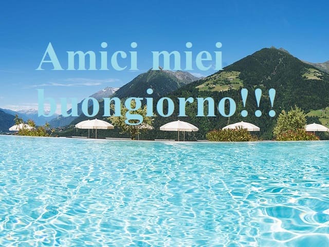 Amici miei buongiorno!!!