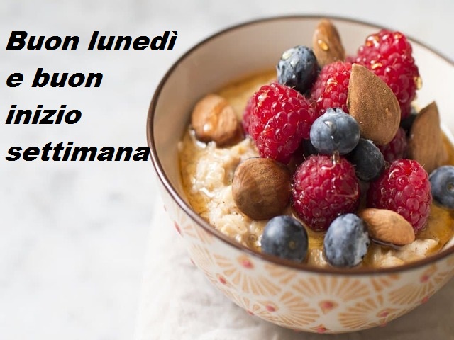 Buon lunedì e buon inizio settimana