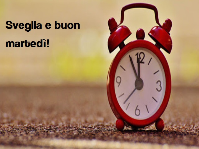 Sveglia e Buon martedì