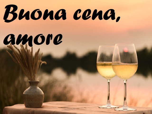 Buona cena, amore