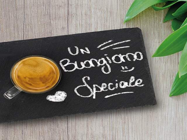 Un buongiorno speciale.