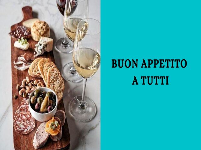 Buon appetito a tutti.