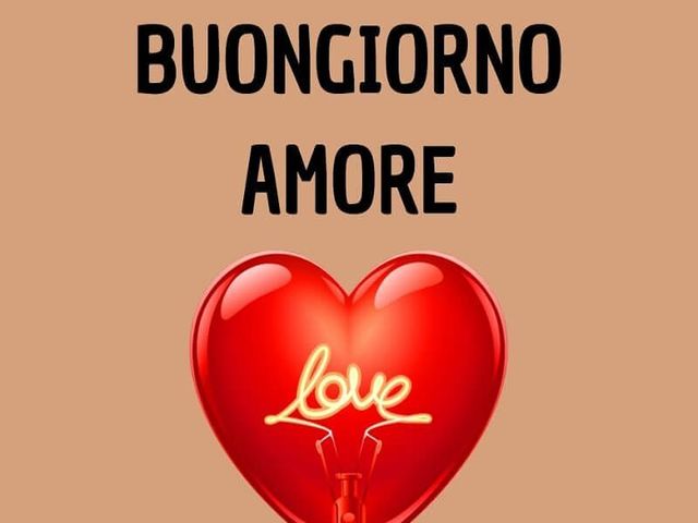 Buongiorno amore