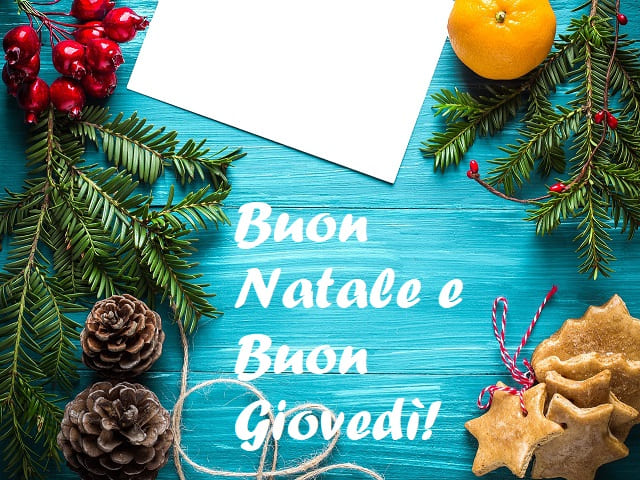 Buon Natale e Buon Giovedì!