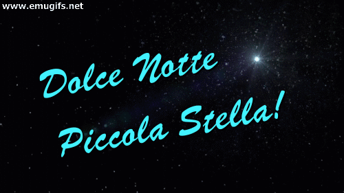 Dolce notte piccola stella!