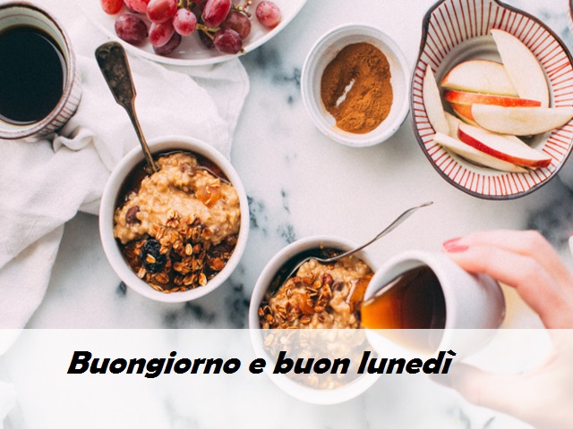 Buongiorno e buon lunedì