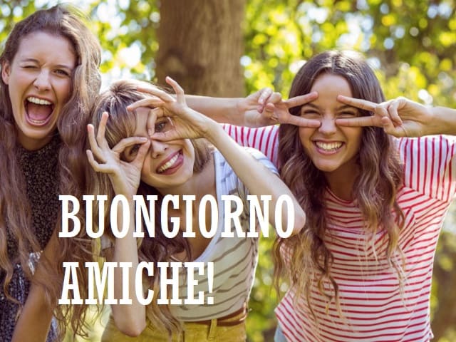 Buongiorno amiche!