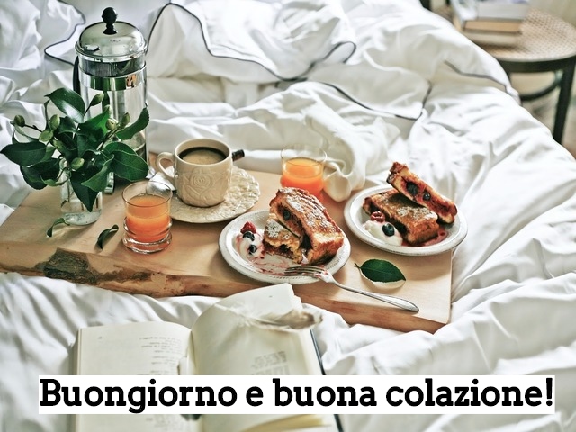Buongiorno e buona colazione!