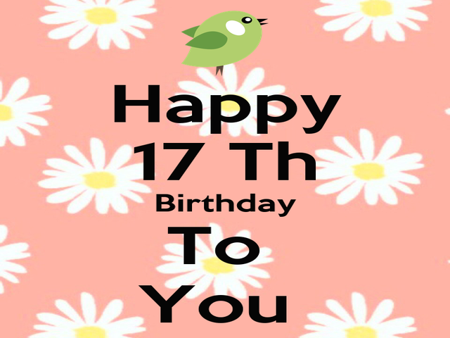 Happy 17th birthday to you (buon 17° compleanno a te)