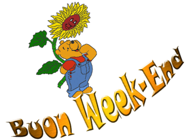Buon week-end.