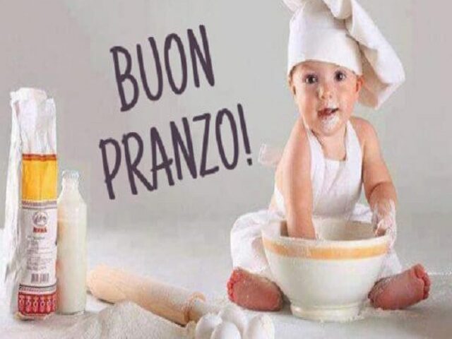 Buon pranzo.