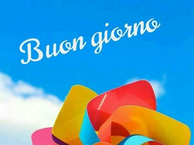 Buon giorno.