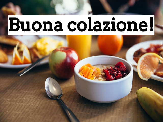 Buona colazione!