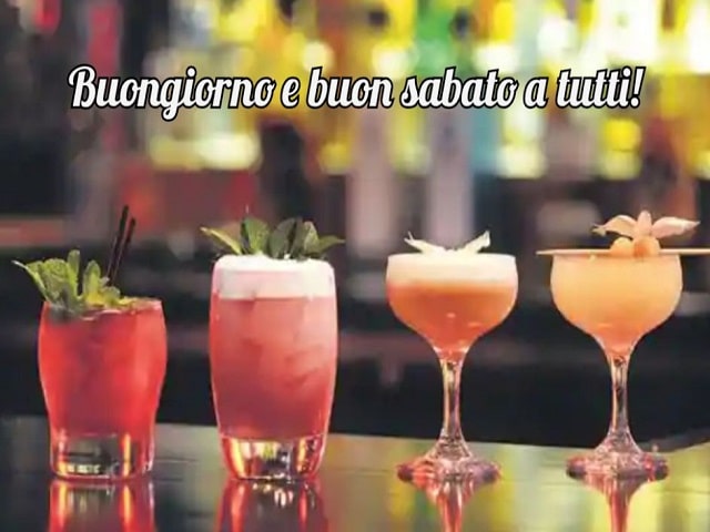 Buongiorno e buon sabato a tutti!
