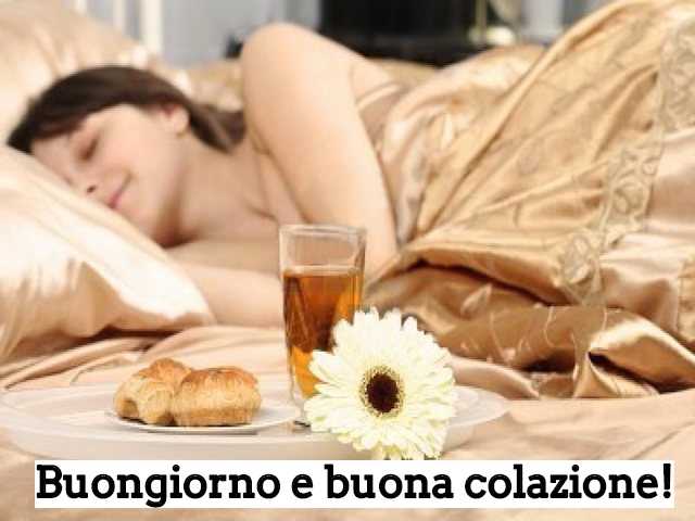 Buongiorno e buona colazione!